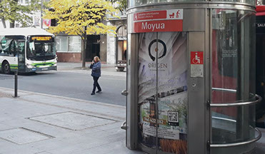Publicidad Ascensores Metro Bilbao