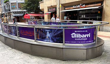 Publicidad Barandillas Metro Bilbao