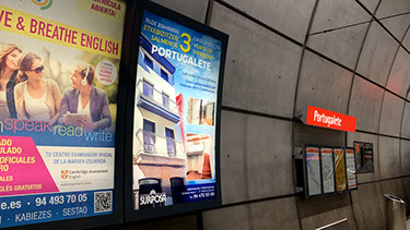 Publicidad Circuitos Metro Bilbao